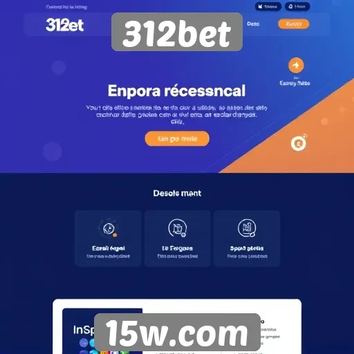 Acessibilidade e design do site 312bet